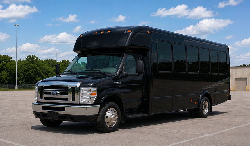 20-passenger minibus for charter in Ramapo, NY
