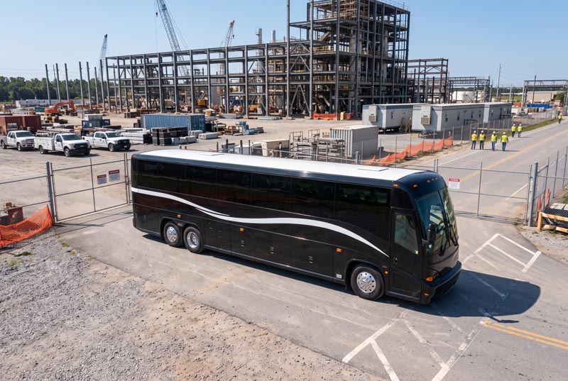 Construction Site Shuttle Bus Rentals in Ramapo, NY